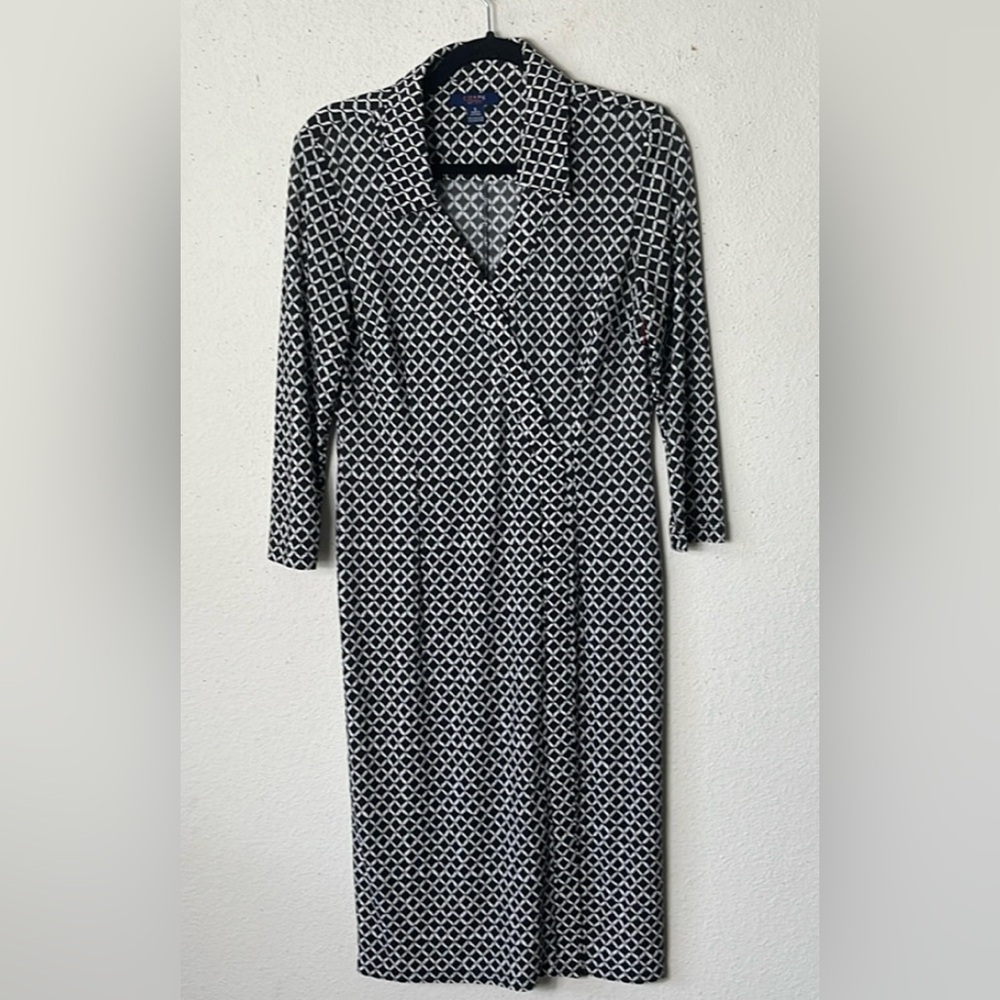 CHAPS Faux Wrap Dress